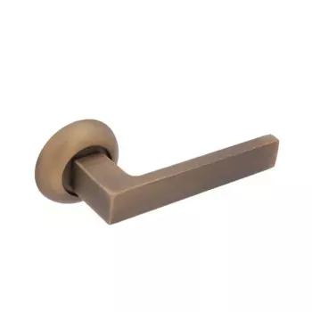 Дверные ручки Фабрика замков Ursula, без запирания, цвет кофе