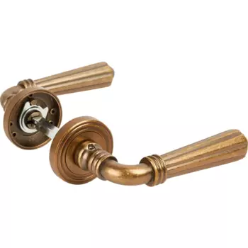 Дверные ручки Fuaro Demetra, без запирания, цвет античная бронза