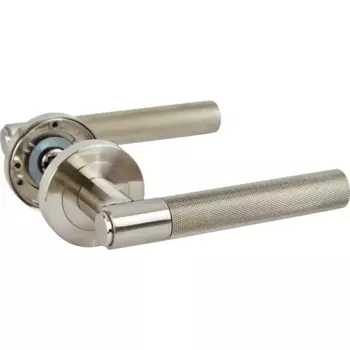 Дверные ручки Inspire Axel алюминий без запирания цвет никель