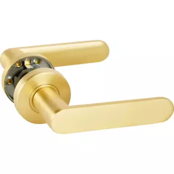 Дверные ручки Inspire Java алюминий без запирания цвет латунь матовая