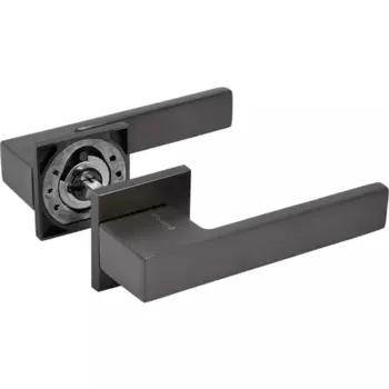 Дверные ручки Puerto Бискотти без запирания цвет матовый черный никель