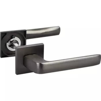 Дверные ручки Puerto Эспрессо без запирания цвет матовый черный никель