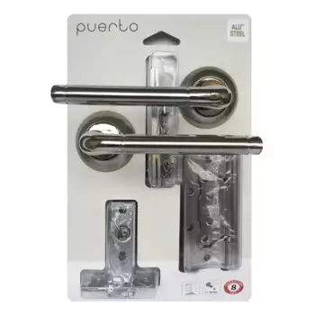 Дверные ручки Puerto SET503-08 5-45, без запирания, цвет никель