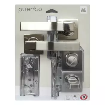 Дверные ручки Puerto SET521-02 2070, без запирания, цвет никель