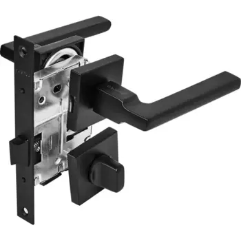 Дверные ручки Puerto SET 514-03 2070PL 2S, без запирания, цвет черный