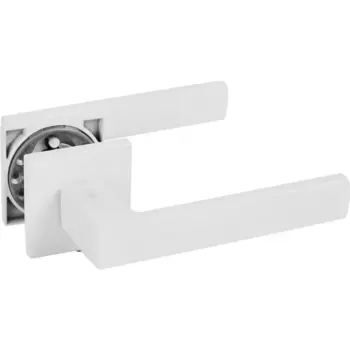 Дверные ручки Puerto Slim Куббаито без запирания цвет матовый белый
