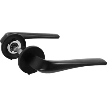 Дверные ручки Puerto Slim Соффиони, без запирания, цвет черный