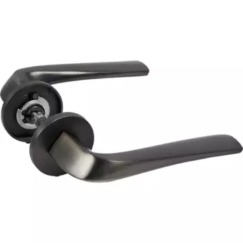 Дверные ручки Puerto Соффиони без запирания цвет матовый черный никель