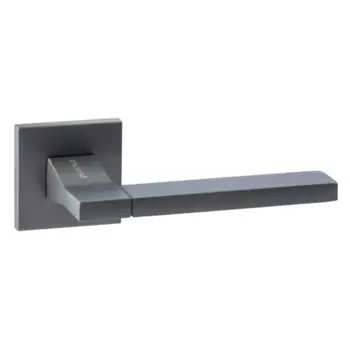 Дверные ручки Puerto Тирамису Slim без запирания цвет матовый черный никель