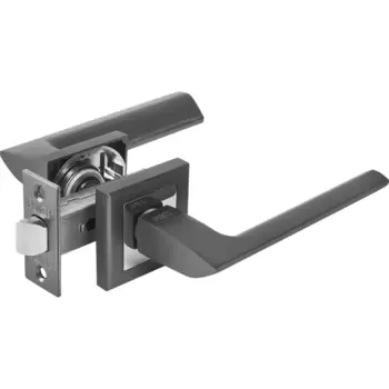 Дверные ручки Punto Blade без запирания комплект цвет графит/хром