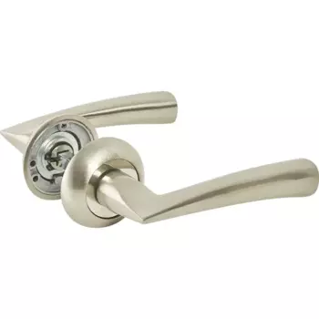 Дверные ручки Punto Coda без запирания цвет матовый никель/хром