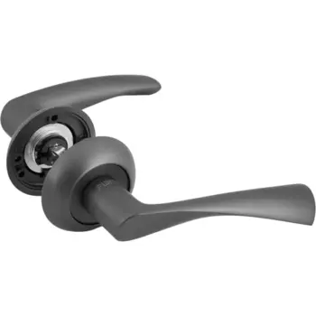 Дверные ручки Punto Crona без запирания цвет графит
