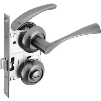 Дверные ручки Punto Crona с запиранием комплект цвет графит