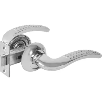 Дверные ручки Punto Logica без запирания комплект цвет хром