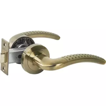 Дверные ручки Punto Logica без запирания комплект цвет бронза