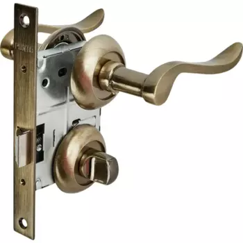 Дверные ручки Punto Olivia с запиранием комплект цвет бронза