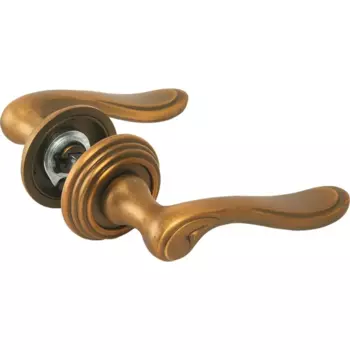 Дверные ручки Punto Onda, без запирания, цвет кофе