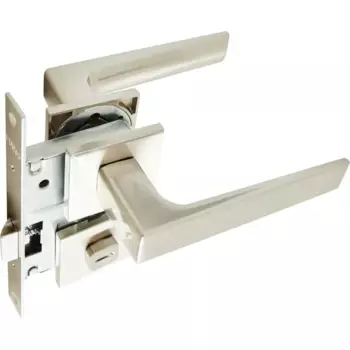 Дверные ручки Punto Optima с запиранием комплект цвет никель