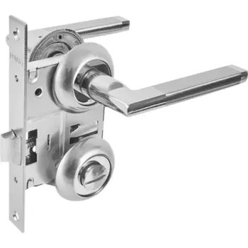 Дверные ручки Punto Polo с запиранием комплект цвет никель/хром