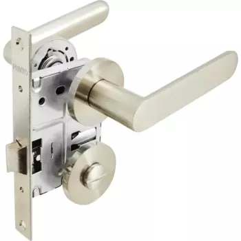 Дверные ручки Punto Porto с запиранием комплект цвет никель