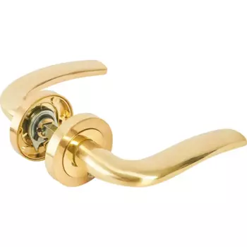 Дверные ручки Punto Real, без запирания, цвет матовое золото