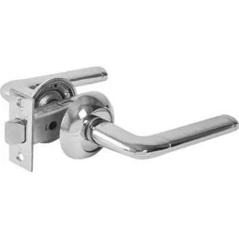 Дверные ручки Punto Rex без запирания комплект цвет хром