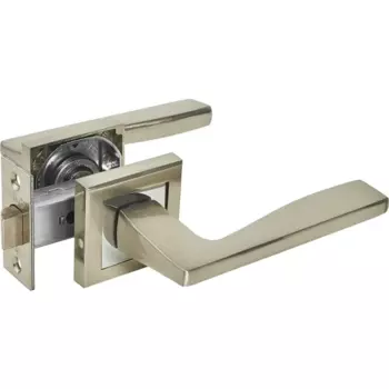 Дверные ручки Punto Rich без запирания комплект цвет никель/хром