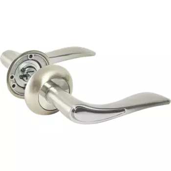 Дверные ручки Punto Salsa без запирания цвет матовый никель/хром