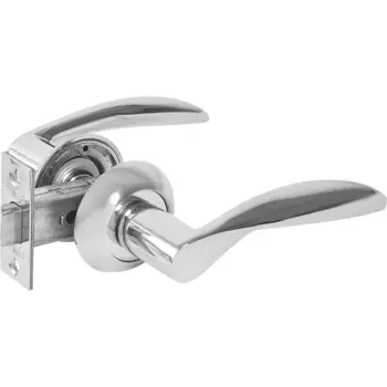 Дверные ручки Punto Viola без запирания комплект цвет хром