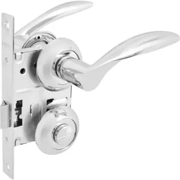 Дверные ручки Punto Viola с запиранием комплект цвет хром