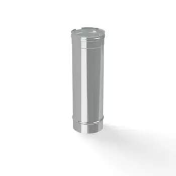 Труба для дымохода Коракс D110 0.5 м нержавеющая сталь 0.5 мм