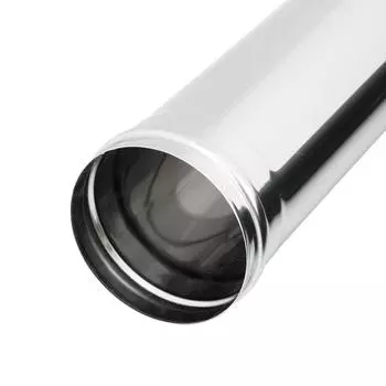 Труба для дымохода Теплов и Сухов D120 1 м нержавеющая сталь AISI 430x0.5 мм