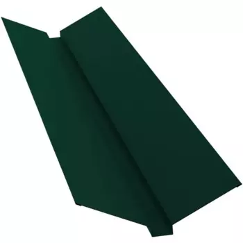 Ендова верхняя 115x30x115 мм 2 м RAL 6005 0.4 мм зеленый