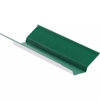 Ендова верхняя 115x30x115 мм 2 м RAL 6005 0.4 мм зеленый