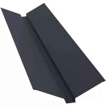 Ендова верхняя 115x30x115 мм 2 м RAL 7024 0.4 мм графитовый серый