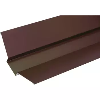 Ендова верхняя 76x80x76 мм 2 м RAL 8017 0.4 мм коричневый