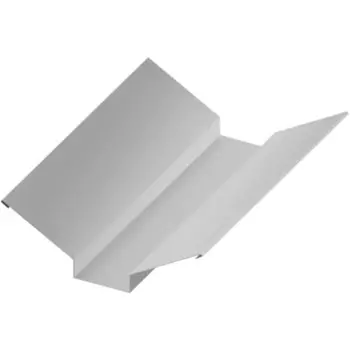 Ендова верхняя 90x60x90 мм 2 м оцинкованная 0.4 мм
