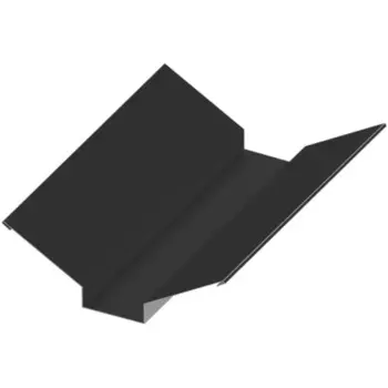 Ендова верхняя 90x60x90 мм 2 м RAL 7024 0.4 мм графитовый серый