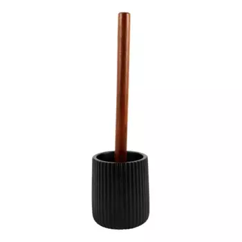 Ерш для унитаза бруно полирезина черный