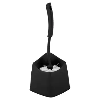 Ершик для унитаза Spin&Clean Step угловой цвет черный