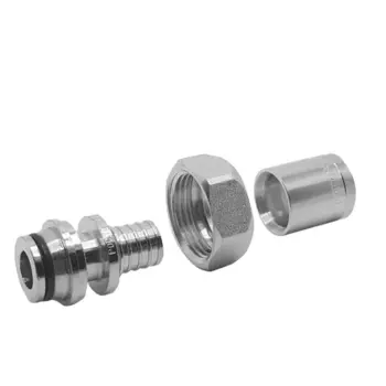 Евроконус с гильзой для труб из сшитого полиэтилена Ростерм 3/4"x16 мм ВР латунь