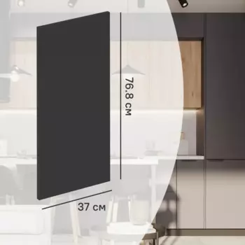 Фальшпанель для кухонного шкафа София 76.5x37 см Konsensa ДСП цвет серый