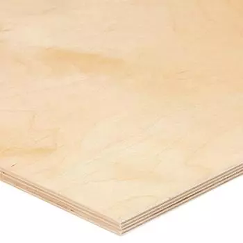 Фанера 10 мм нешлифованная 1525x1525 мм ФК сорт 4/4 2.325 м