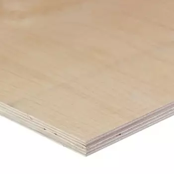 Фанера 15 мм нешлифованная 1525x1525 мм ФК сорт 4/4 2.325 м