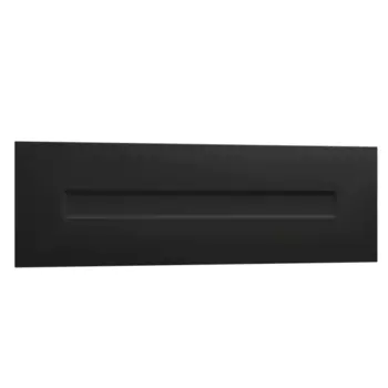 Фасад для кухонного ящика Ньюпорт 39.7x12.5 см Delinia ID МДФ цвет черный