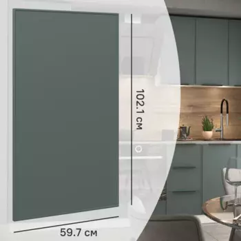 Фасад для кухонного шкафа Инта 59.7x102.1 см Delinia ID МДФ цвет зеленый