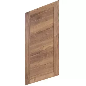 Фасад для кухонного шкафа Рошаль 59.7x137.3 см Delinia ID ЛДСП цвет темное дерево