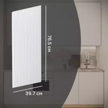 Фасад для кухонного шкафа Висла 39.7x76.5 см Konsensa МДФ цвет белый