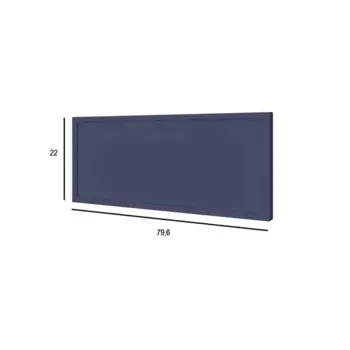 Фасад комода Лион Амьен 79.6x22x1.9 см МДФ цвет индиго