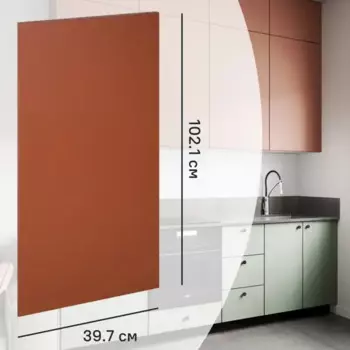 Фасад кухонного шкафа Тара 39.7x102.1 см KONSENSA МДФ цвет терракотовый
